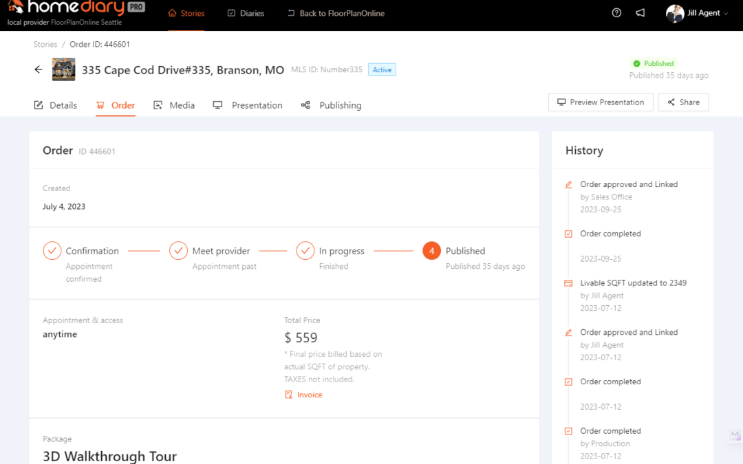 New Customer Topic #2 – Creating a Story & Billing Details
