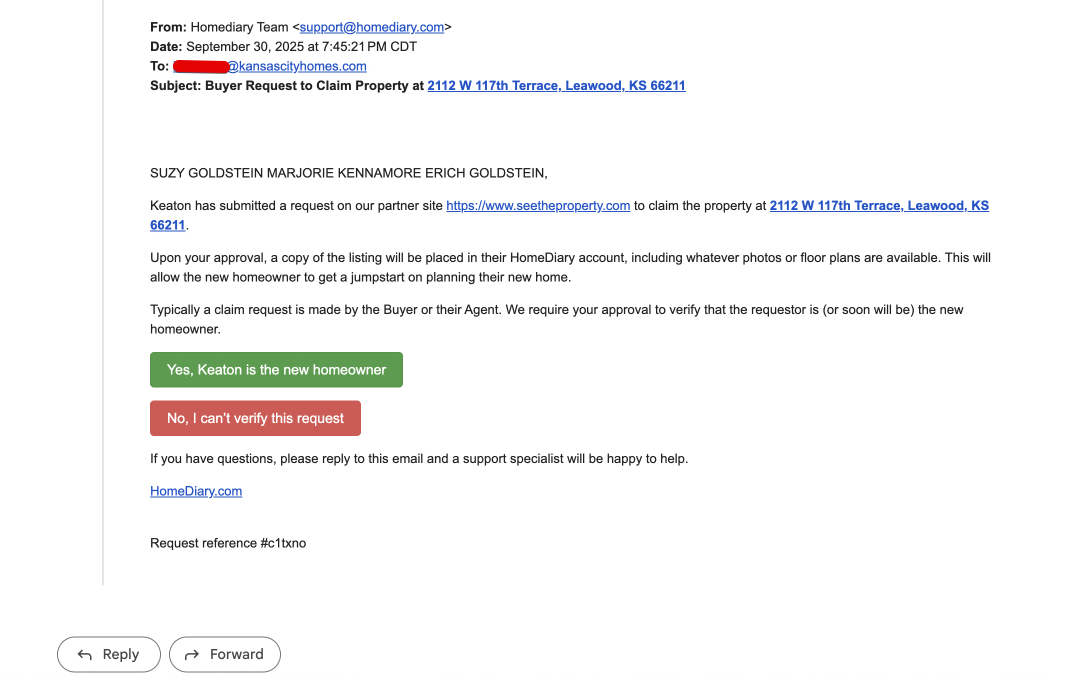 Claim Mail Claim Home - HomeDiary PRO