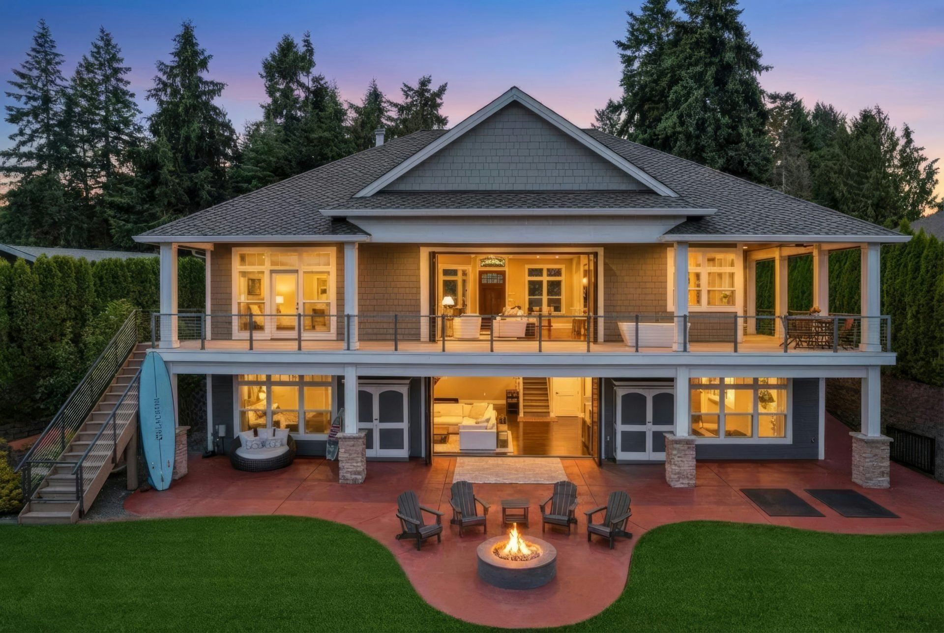 Long Lake, WA real estate photo of lake front property